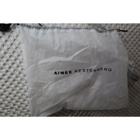 Aimee Kestenberg Leather Bucket Crossbody Bag Fly With Me Cloud - Picture 10 of 10